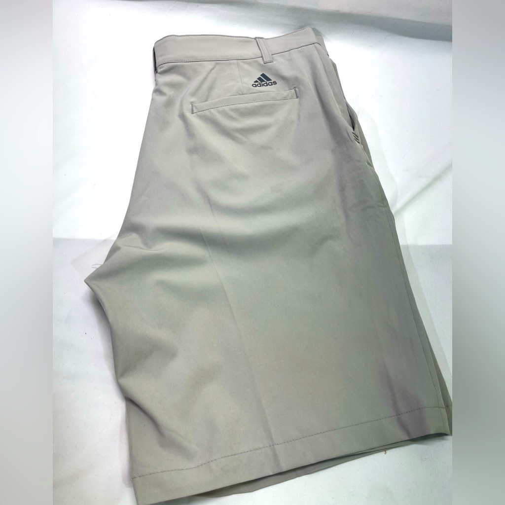 Adidas Mens Athletic Shorts Sz 36 Gray Preowned